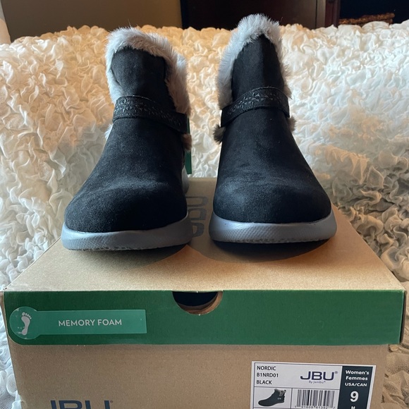 💥NWT💥 Jambu Nordic Faux Shearling Lined Ankle Boot - Picture 5 of 9